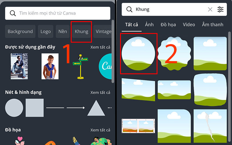 Chọn mẫu h&igrave;nh bạn muốn